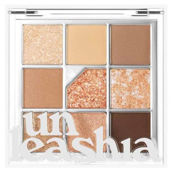 -Unleashia Glitterpedia Palett för Ögon 9 Färger (Nyans: All Of Brown)
