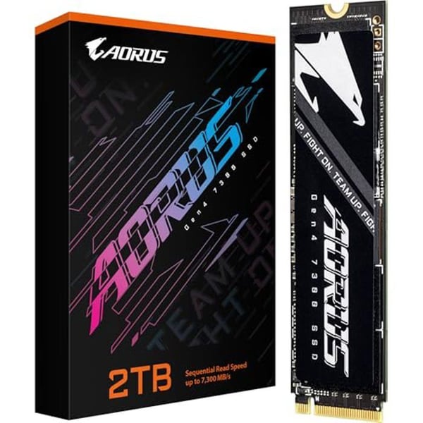 Hårddisk - GIGABYTE - AORUS G4 7300 AG4732TB N - 2 To - 6850 Mo/s skrivning - 7300 Mo/s läsning