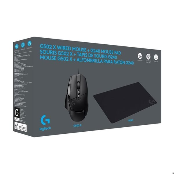 Logitech spelmus G502X fi