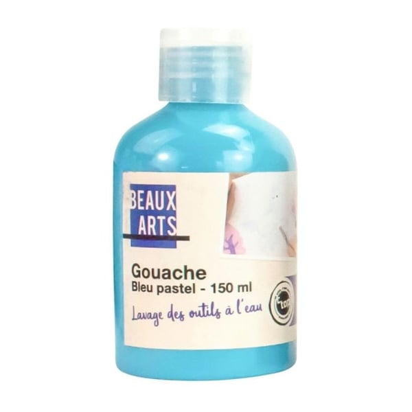 MégaCréa DIY - Pastellblå gouache för barn 150ml