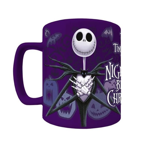 Keramikkrus - PYRAMID INTERNATIONAL - Jack Skellington - 440ml - Sort - Dobbelt fleece