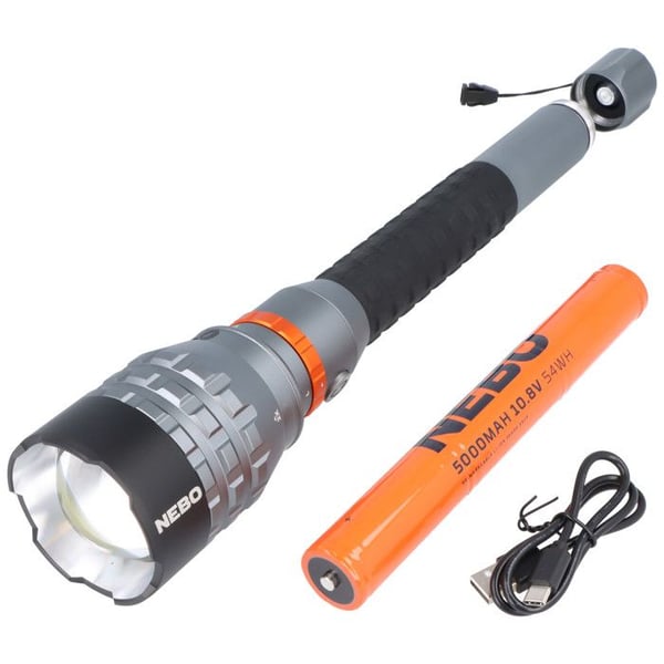 Ficklampa - NEBO - Davinci 18000 - 18000 Lumen - Uppladdningsbar - Aluminium IP67