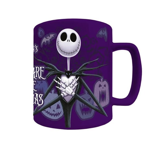Keramikkrus - PYRAMID INTERNATIONAL - Jack Skellington - 440ml - Sort - Dobbelt fleece