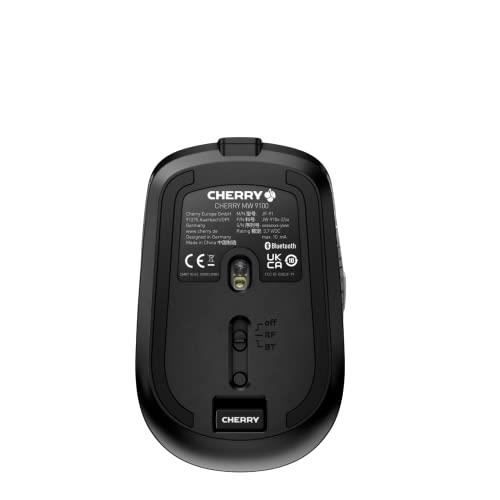 Trådlös mus - CHERRY - MW 9100 - Uppladdningsbar - 2400 dpi - Bluetooth och 2,4 GHz