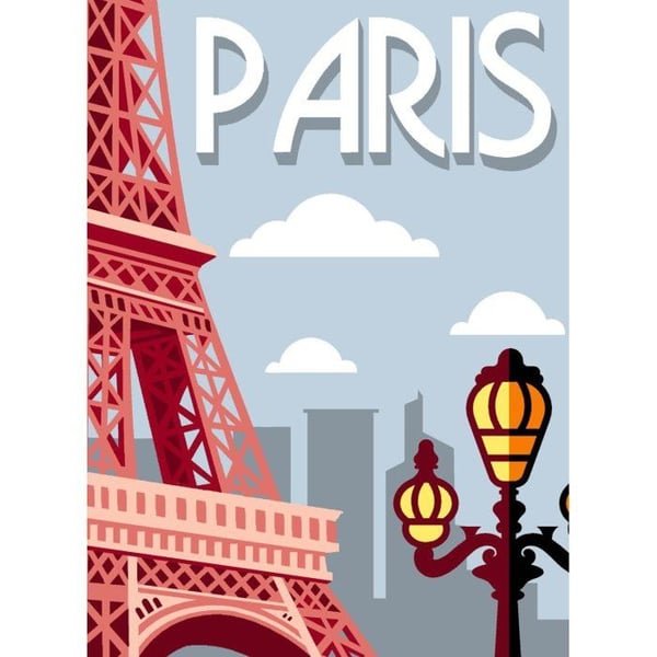 Margot - Canevas Margot Paris 40x30cm