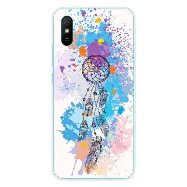 1001Coques - Silikonfodral kompatibelt med Xiaomi Redmi 9A Redmi 9AT Redmi 9i - Drömfångarmotiv i färg - Originaldesign tryckt