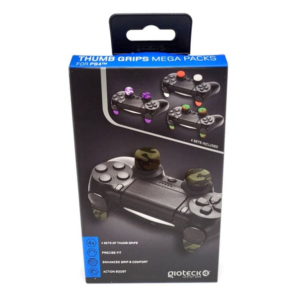 Gioteck - Mega Pack med tumgrepp för PS4