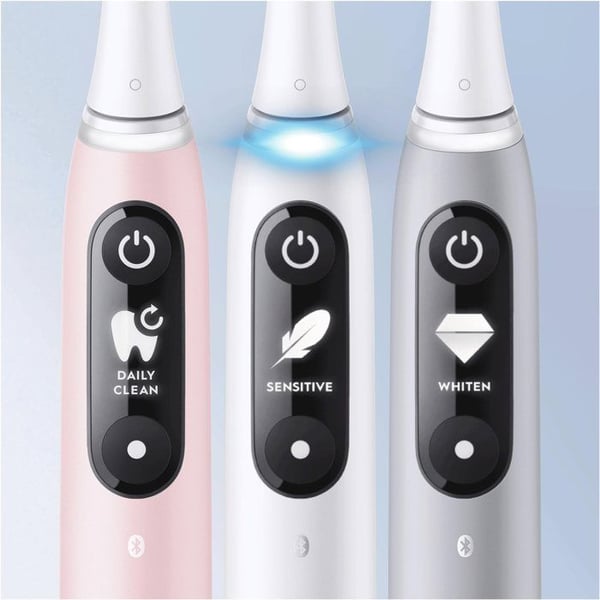 Eltrisk tandborste - Oral-B - iO 6 - 5 lägen - 3D rengöring - Trycksensor