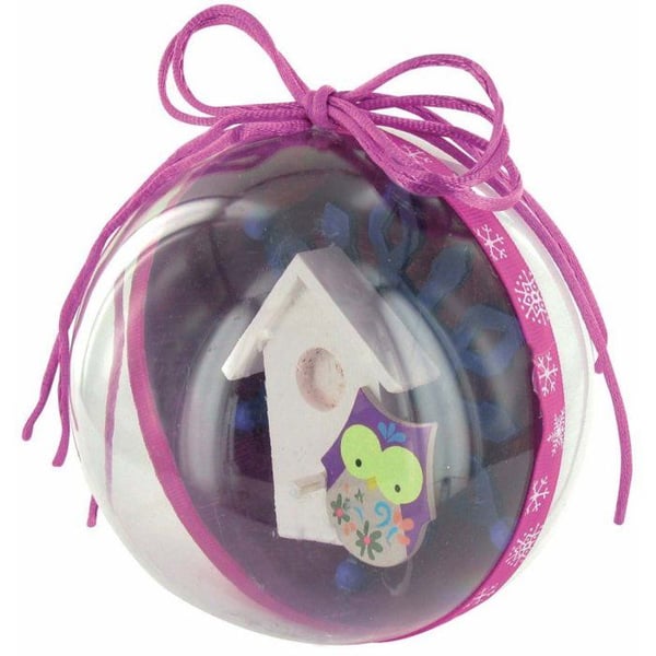 MégaCréa DIY - Transparent plastkula 10 cm