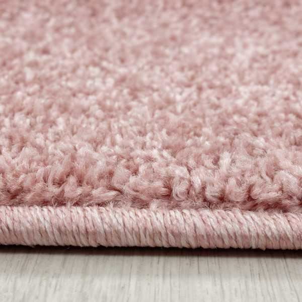 Tapis - Gabbeh - Uni - Rosa - 200x290 cm - Modern - Syntetisk