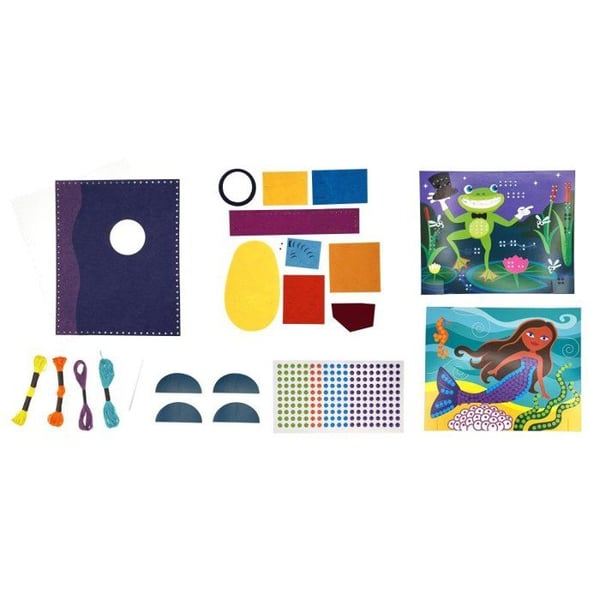 Kit för kreativa aktiviteter för barn Temat vatten