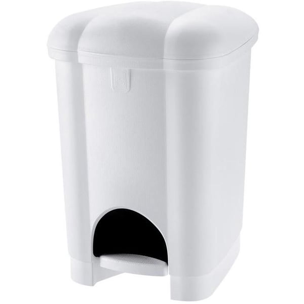 Tontarelli Carolina Papperskorg 16 L, vit
