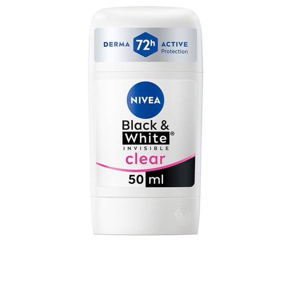 Deodorant - NIVEA Black & White Invisible - 50 ml - Skydd 72H - Utan alkohol