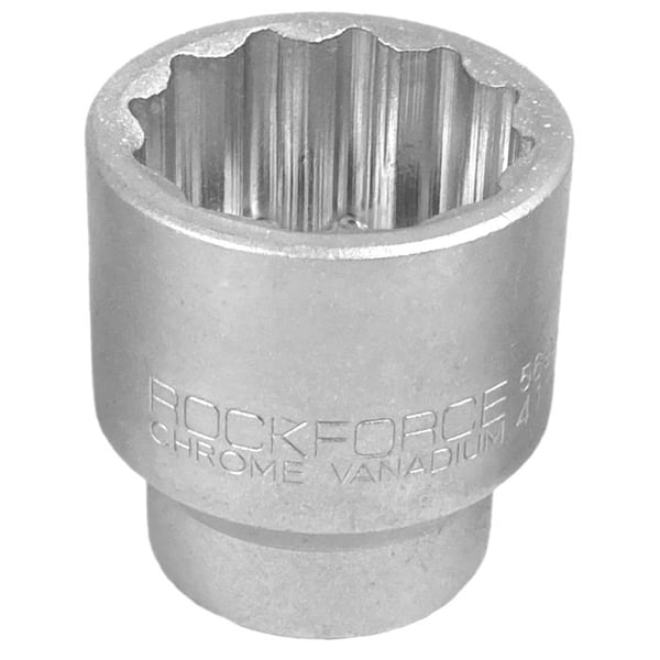 Hylsa 12-kant - Rockforce - 3/4" - 41 mm - Cr-V - Höjd 60 mm - Diameter 33 mm - Djup 25 mm - Vikt 0,52 kg