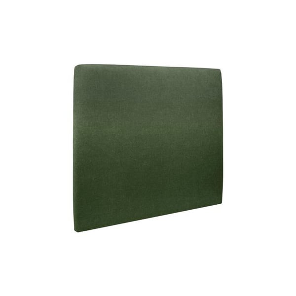 Punkt tapetserat sänggavel grön L 140 cm - Tjocklek 10 cm vadderad - Design sänggavel i massivt trä