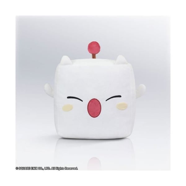 Kudde - SQUARE ENIX - Moogle - 25 x 25 x 25 cm - Vit - Cylindrisk