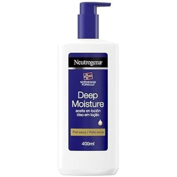 Kroppslotion - NEUTROGENA - Olja i Lotion - 400 ml - Djup Hydrering - Icke Fet