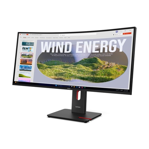 LED-skärm - LENOVO - ThinkVision T34WD-40 - 34 tum - 3440 x 1440 - 120 Hz - VA