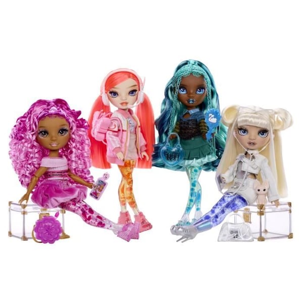 Rainbow High Glittra & Skinna Docka - Rosa