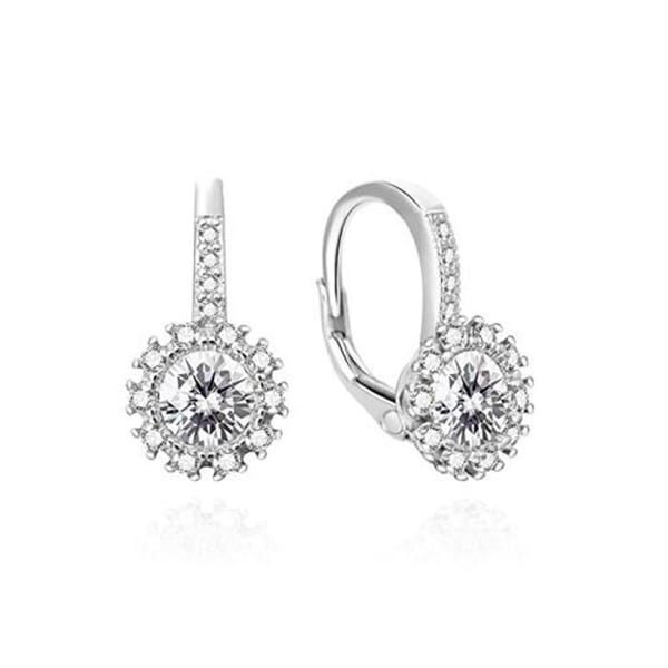Örhängen - AGATO - AGUC3552 - Silver 925 - Zirkon Kubisk - Hängande