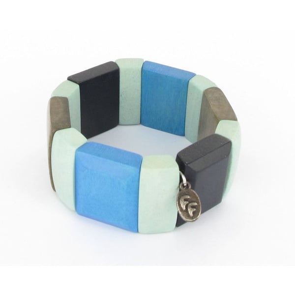 Fanny Fouks - Grå och blå armband