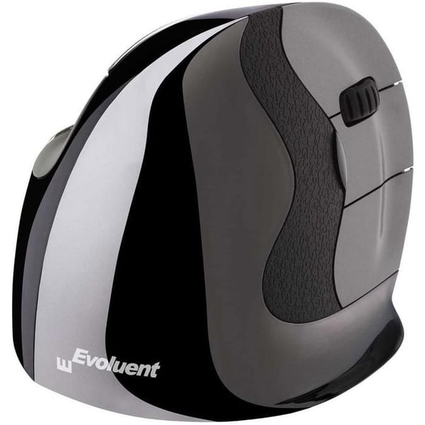 Evoluent VerticalMouse D Wireless Small - Ergonomisk trådlös mus - högerhänt - 2600 dpi lasersensor - 5 knappar