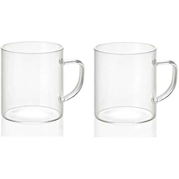 Glaskoppar - ANDREA HOUSE - Set om 2 - Flerfärgade - Ø 7,5 x 8,5 cm - 300 ML Glaskoppar - ANDREA HOUSE - Set om 2 - Flerfärgade - Ø 7,5 x 8,5 cm - 300 ML