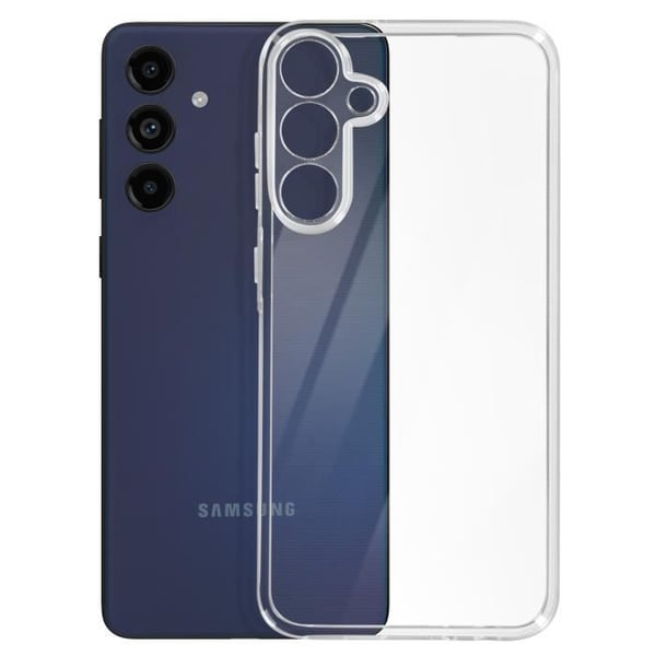 Fodral till Samsung Galaxy M55 - AVIZAR - Skyddat kamerablock - Genomskinlig mjuk silikon