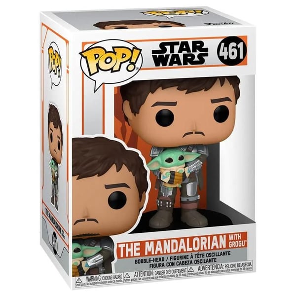 Funko Pop! Star Wars: Mandalorian - Mando Holding Child