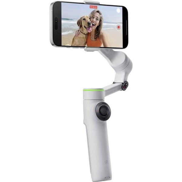 Insta360 Flow 2 Pro AI Tracker Bundle Elektrisk nacelle grå Bluetooth Maks. tilladt vægt 300 g