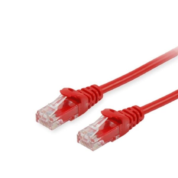 Ethernetkabel - Utrustning - Cat6A U/UTP - RJ45 - 0,50 m - Röd