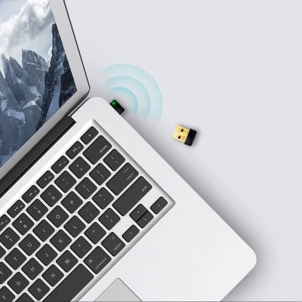Kraftfull N150 Mbps WiFi-nyckel - TP-Link TL-WN725N - kompatibel med Windows 11/10/8.1/8/7/XP/Vista, Mac OS X 10.9-10.13, Linux