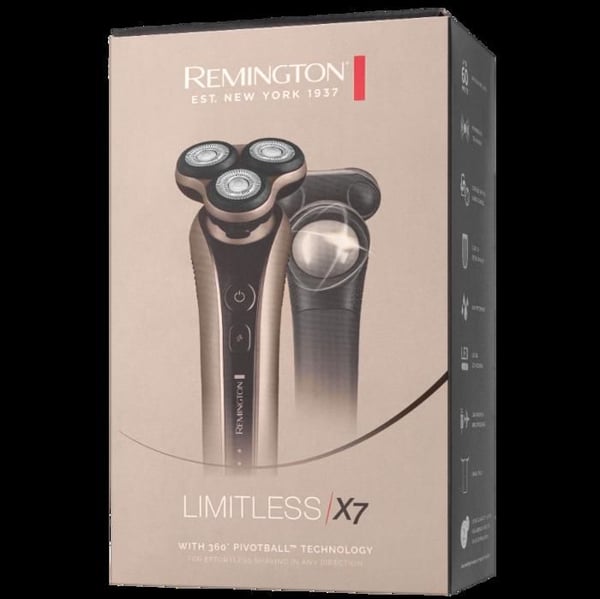 Sähköhöylä - Remington - Limitless X7 - 360° pää - PowerSense - Märkä ja kuiva käyttö