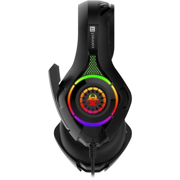 Spelheadset - CONNECT - CHP-4511-BK - Trådad - Över örat - Inbyggd mikrofon