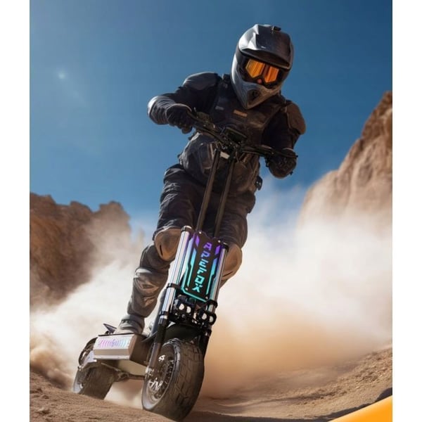 APEFOX T90 - Sammenklappelig Elektrisk Scooter - Motor 6000W - 60V 31.2AH - Rækkevidde 100KM - 85KM/H - 13'' Dæk
