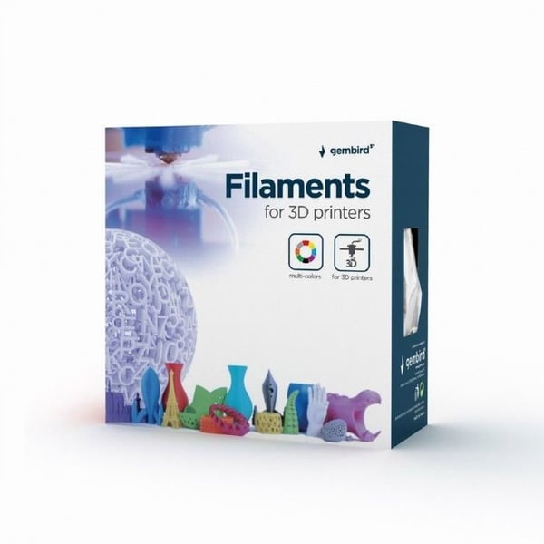 Filament 3D - Gembird - 3DP-PETG1.75-01-GR - PETG 1.75 mm - 1 kg - 100% genanvendelig