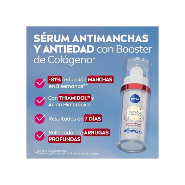 Avpigmenteringsvård - LUMINEUX 630 - Anti-fläckar - Anti-aging - 30 ml