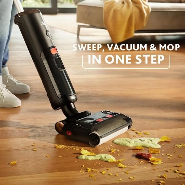 Aspirator Vasker - Vileda - PureClean S5 Plus - Trådløs - 3-i-1 - 30 minutters driftstid