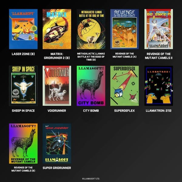 Blaze Evercade - Llamasoft-samlingen - Kartusch nr 10 "Hemdatorer"