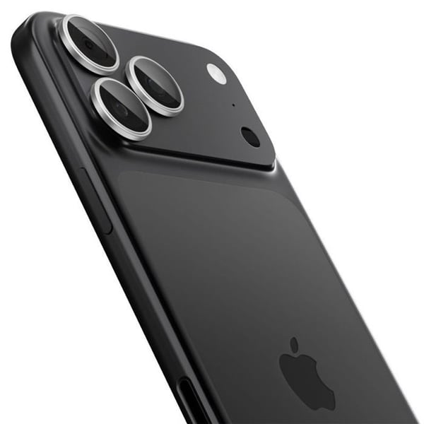 Beskyttelsesfilm - SPIGEN - Glas.tR EZ Fit Optik Pro - Hårdhed 9H - Kompatibel med iPhone 17 Pro - Sølv