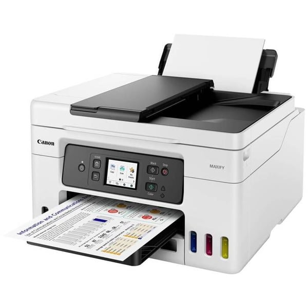 Canon MAXIFY GX4050 multifunktionsfärg bläckstråleskrivare A4 skrivare, skanner, kopiator, fax med autocontakt.