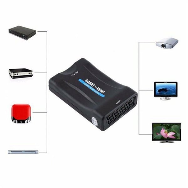 INF Scart til HDMI 1080p konverter