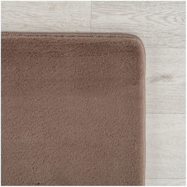 Modern matta Vardagsrum sovrum Kök mjuk Tvättbar halkfri (Dimension: 200X280 cm - Färg: Mocca)