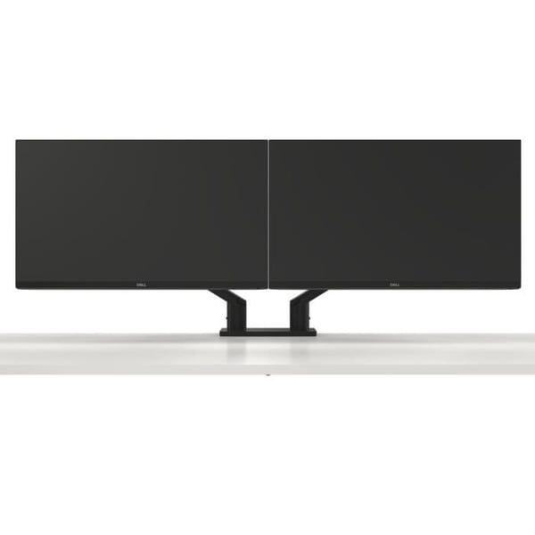 Dobbelt monitorarm - DELL - MDA20 - Til skærme 19''-27'' - Bordmontering - Sort