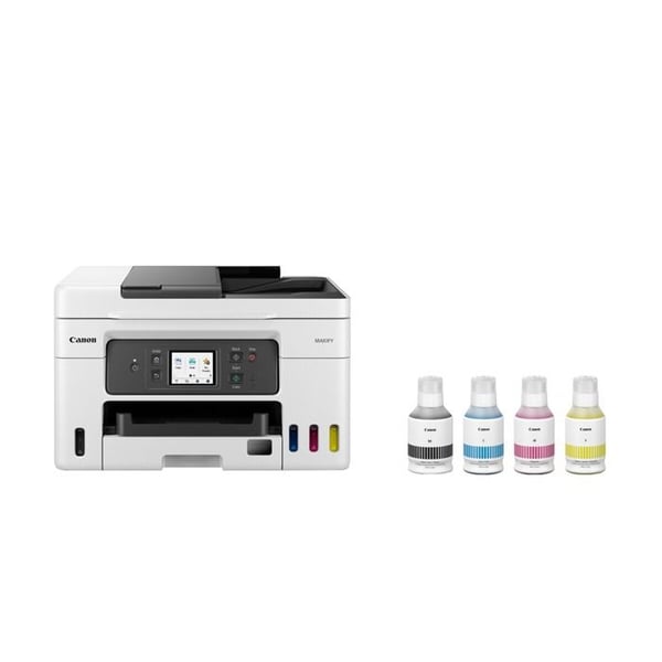 Canon MAXIFY GX4050 multifunktionsfärg bläckstråleskrivare A4 skrivare, skanner, kopiator, fax med autocontakt.