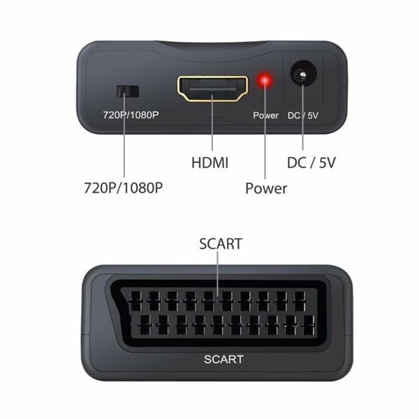 INF Scart til HDMI 1080p konverter