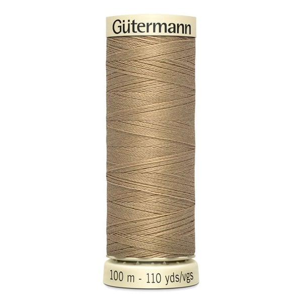 Sytråd 100% polyester Gutermann 1 Spole - Att 265 - sandstrand Sytråd 100% polyester Gutermann 1 Spole - Att 265 - sandstrand