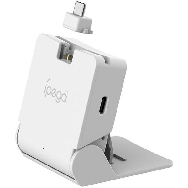 Laddstation - IPEGA - P5P19 - Fällbar - USB Type-C - Fjärrkontroll Vit