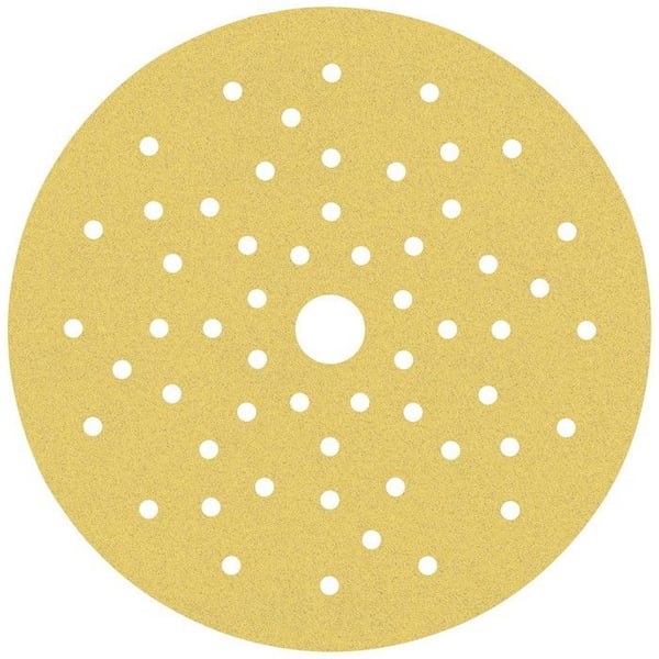 Perforerad adhesivskiva - Bosch - 150 mm - Kornstorlek 150 - 50 stycken - Velcro-fäste - Snabb slipning