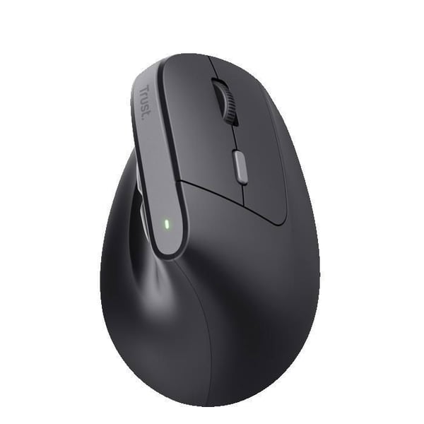 Trådlös Ergonomisk Mus - TRUST - Bayo II - Minskning av Handledsspänningar - Precisionssensor - Kontor & Distansarbete